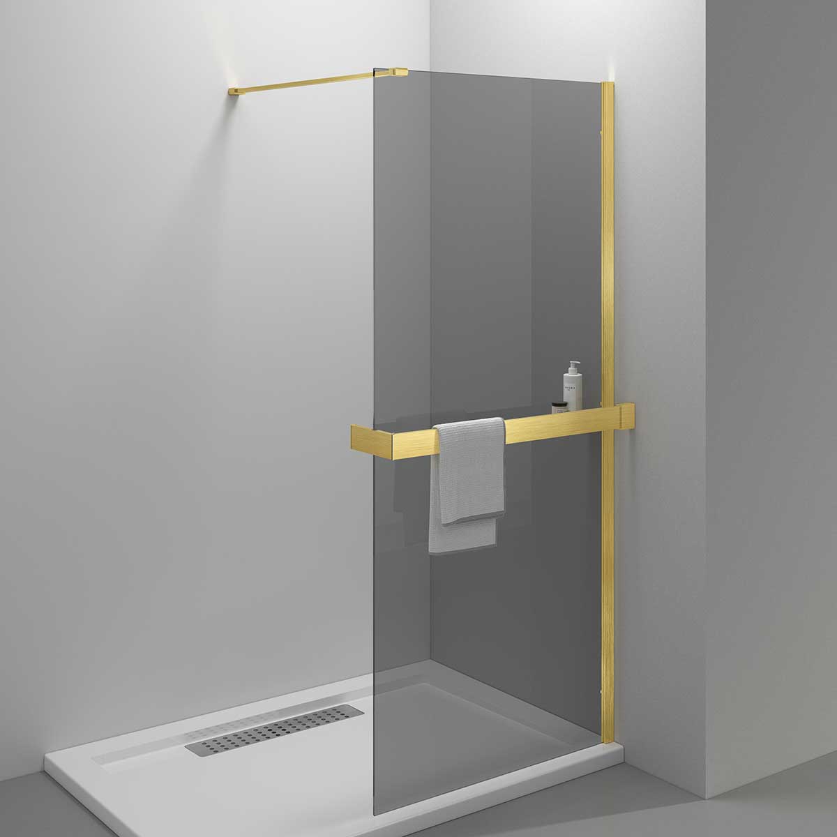 Душевая перегородка Vincea Walk-In HR 80х200 VSW-4HR800CGG брашированное золото, стекло тонированное, Тонированный
Душевая перегородка Vincea Walk-In HR 80х200 VSW-4HR800CGG брашированное золото, стекло тонированное, Тонированный