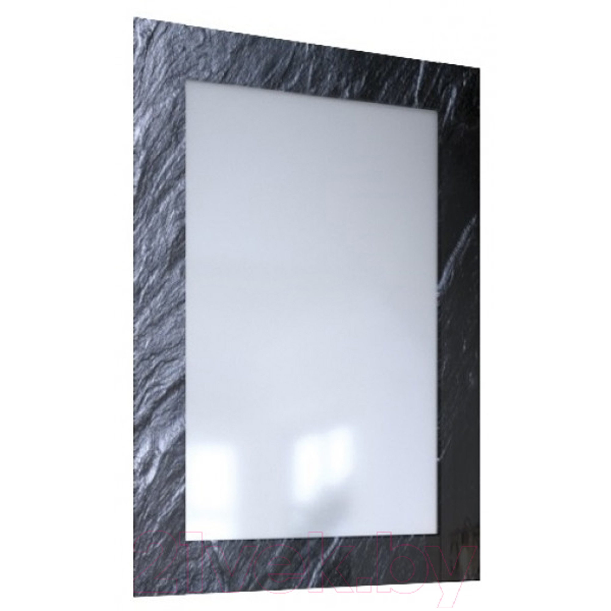 

Зеркало для ванной Marka One Glass 60 Black stone, Черный