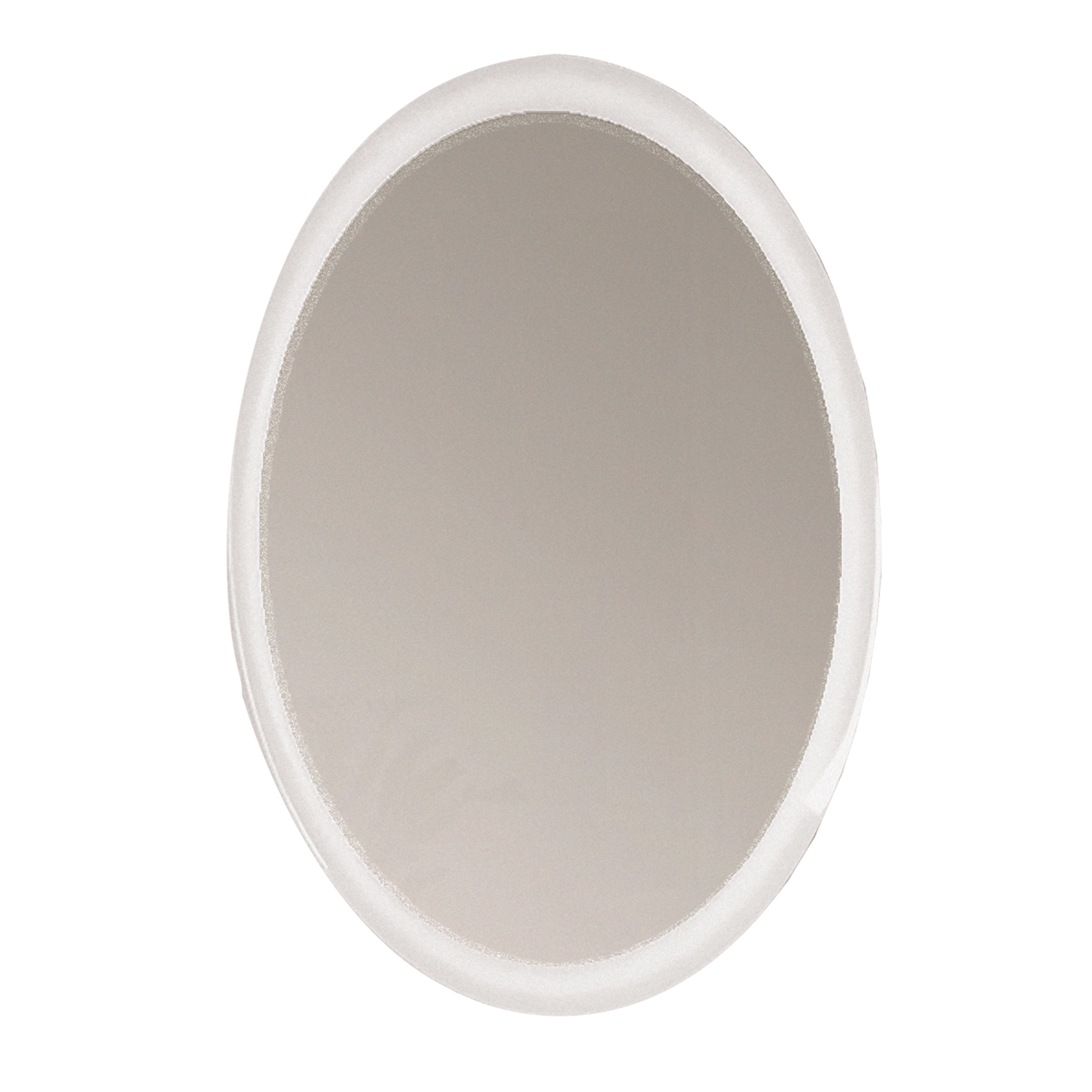 Зеркало Marka One Arrondi/Bonne 60 белое, цвет белый У73235 - фото 1