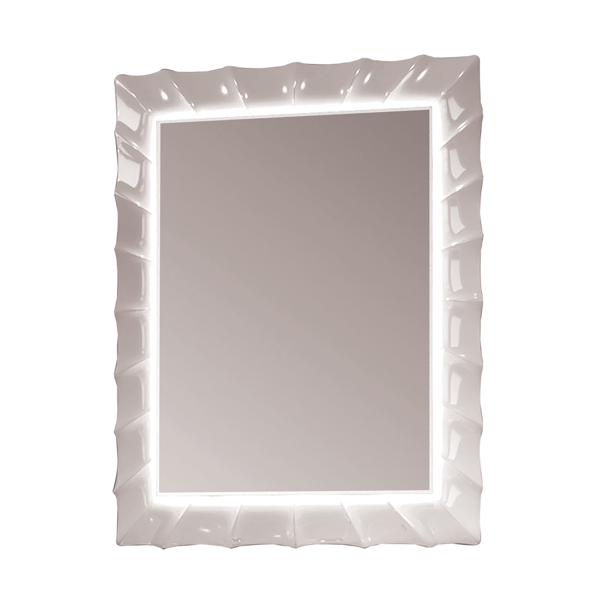 Зеркало Marka One Lumier 65 белое, цвет белый У72505 - фото 1