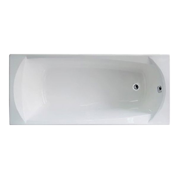 Акриловая ванна 1Marka Elegance 140х70 без гидромассажа, цвет белый 01эл1470 - фото 1