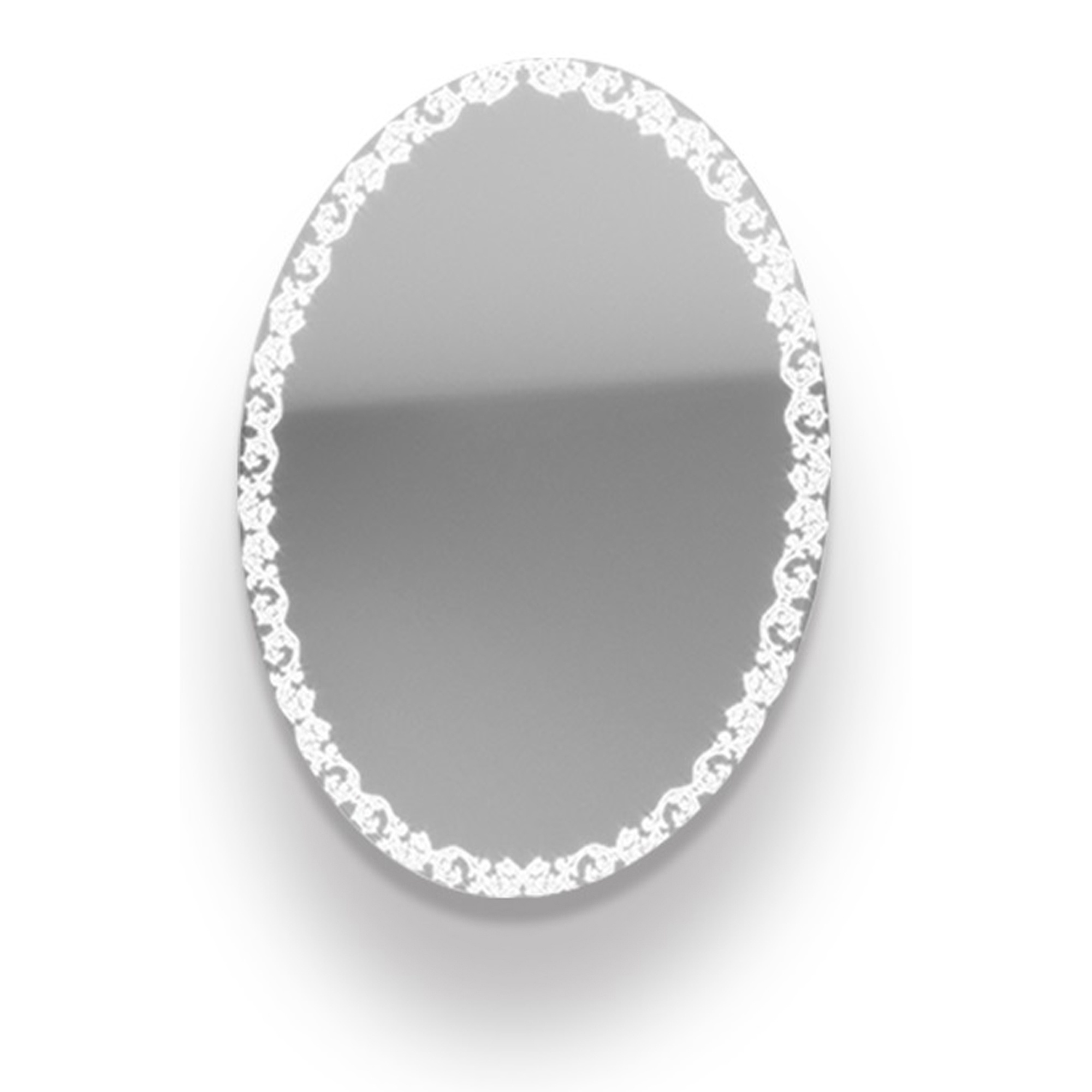 Зеркало Marka One Joli 75 Light, цвет белый У26308 - фото 1
