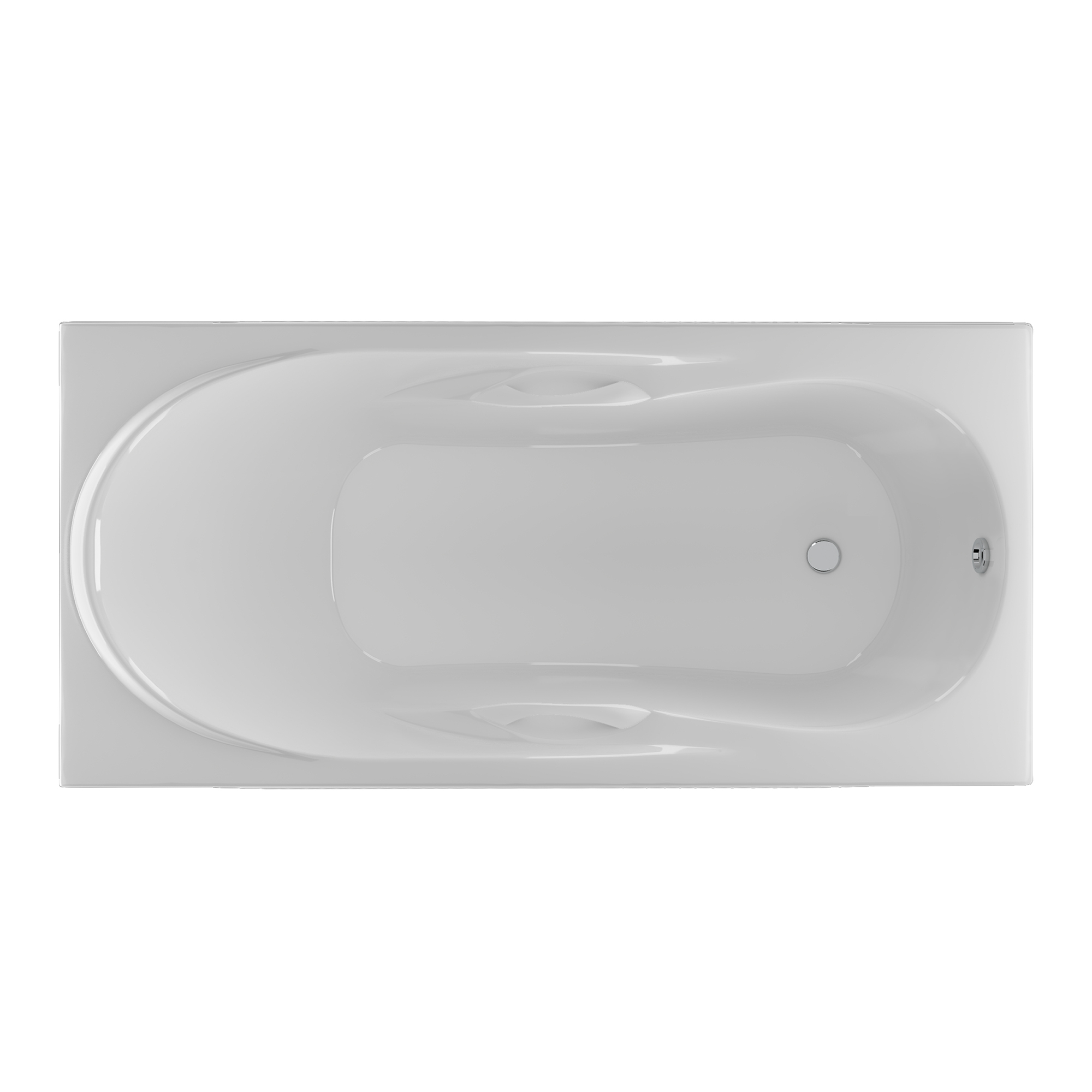 Акриловая ванна 1Marka Medea 150х70 без гидромассажа, цвет белый 01ме1570 - фото 1