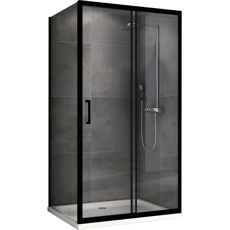 

Душевой уголок Abber Schwarzer Diamant 160х90 AG30160B-S90B-S90B, Прозрачный