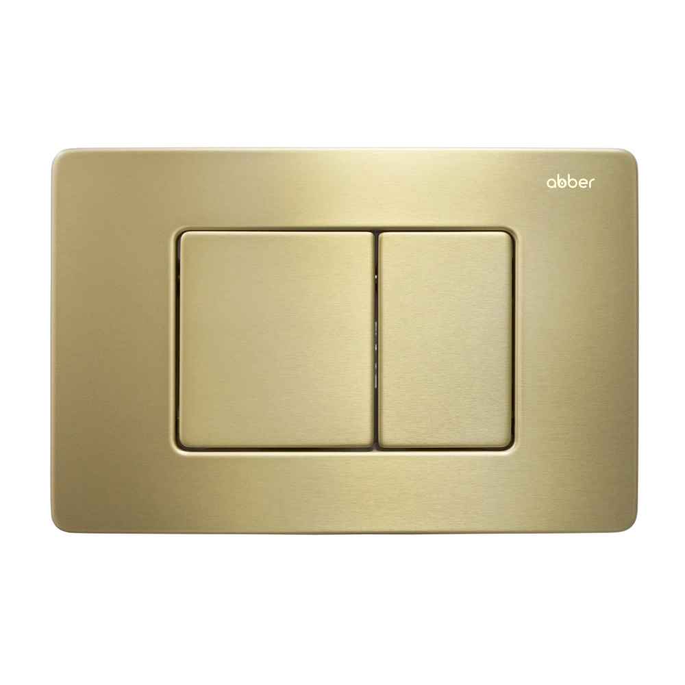 Кнопка для инсталляции Abber AC0120MMG матовый золото кнопка для инсталляции tece tecesquare urinal 9242810 нержавеющая сталь с покрытием против отпечатков пальцев