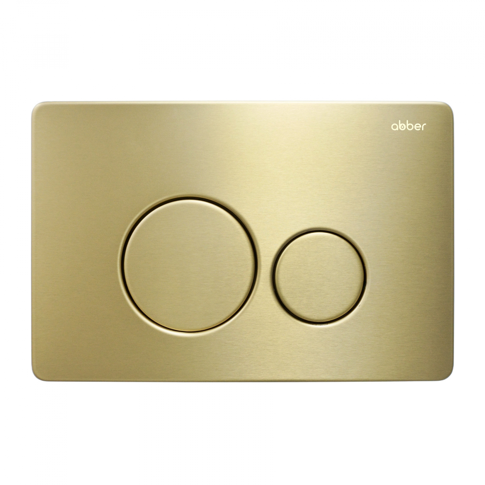 Кнопка для инсталляции Abber AC0121MMG матовый золото кнопка для инсталляции tece teceloop urinal 9242661 белый нержавеющая сталь с покрытием против отпечатков пальцев