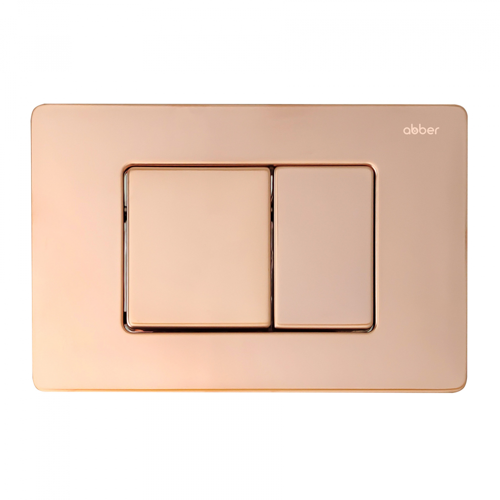 Кнопка для инсталляции Abber AC0120RG розовое золото - фото 1