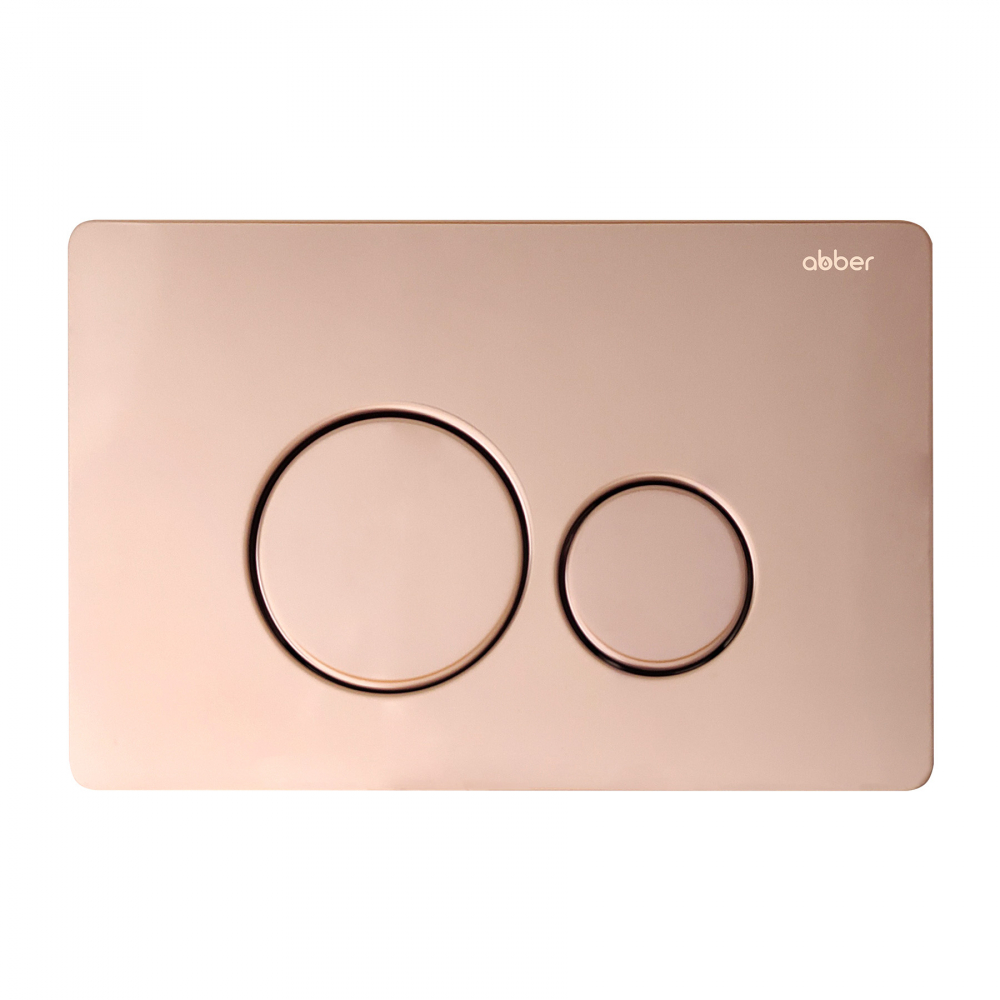 Кнопка для инсталляции Abber AC0121RG розовое золото - фото 1