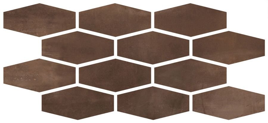 

Мозаика ABK Mosaico Losanga Rust 30x60, Коричневый