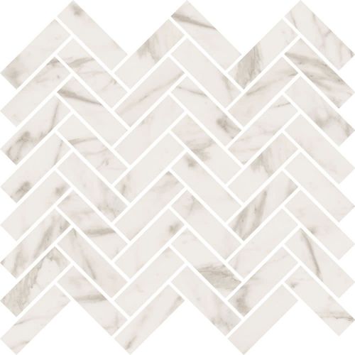 

Мозаика ABK Sensi Mos Chevron Calacatta 30x30, Бежевый