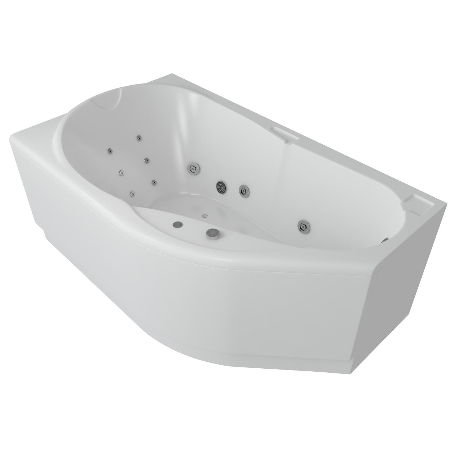 Акриловая ванна Акватек Таурус 170х100 без гидромассажа, цвет белый TAR170-0000012 - фото 1