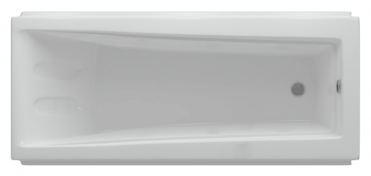 Акриловая ванна Акватек Либра 170х70 без гидромассажа, цвет белый LIB170-0000006 - фото 1