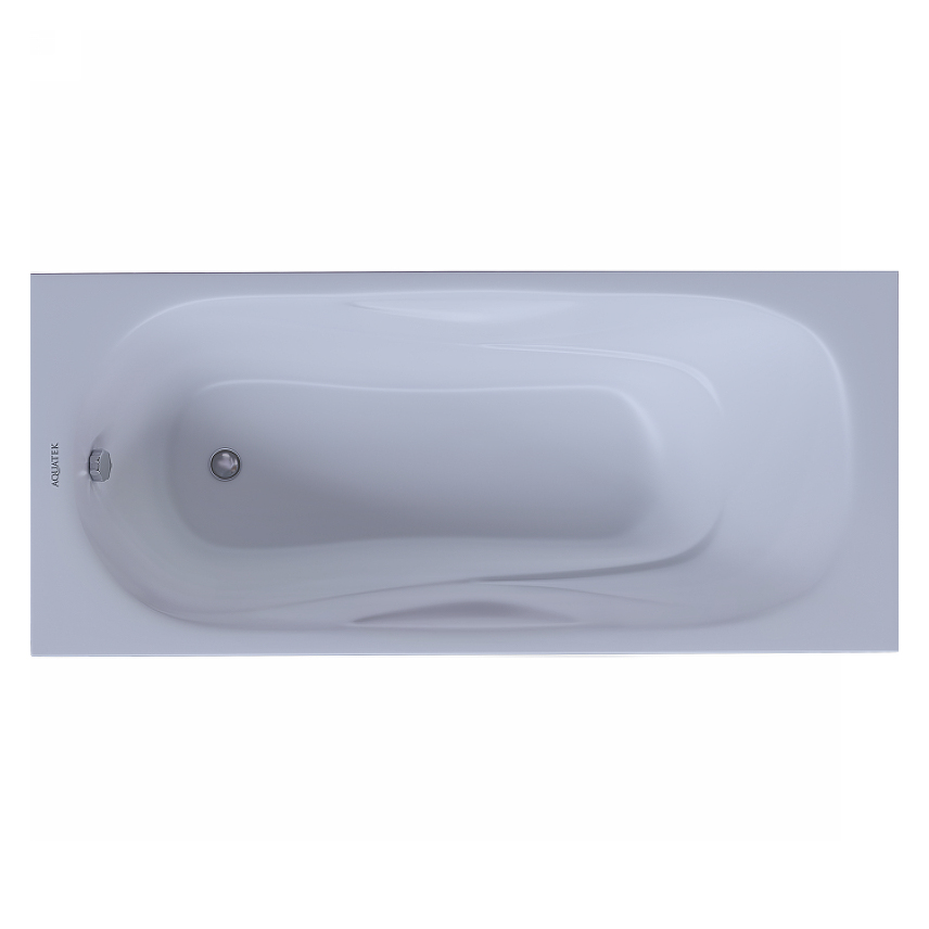 Чугунная ванна Акватек Гамма 170х75 AQ8070F-00, цвет белый - фото 1
