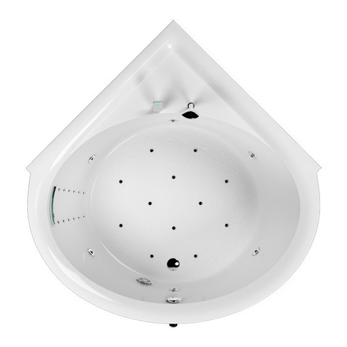Акриловая ванна Акватика Опера 162x162 Basic на каркасе