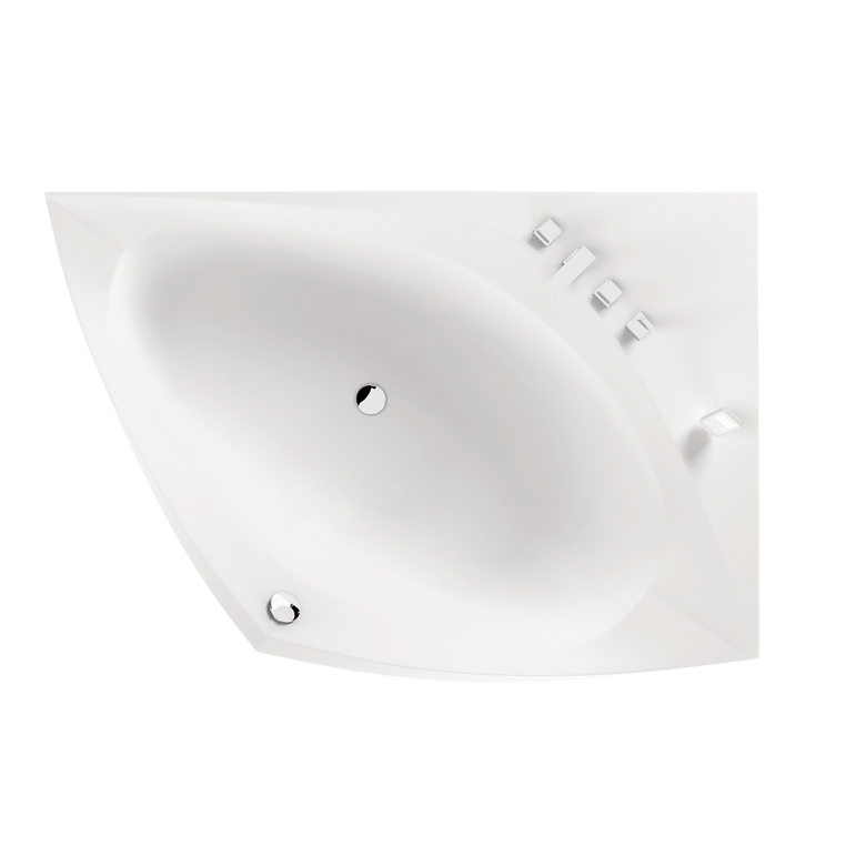 Акриловая ванна Акватика Альпина 170х110 - без гидромассажа, цвет белый ФР-00002352 - фото 1