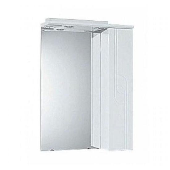 Зеркало Акватон Панда 50 шкафчик справа, цвет белый 1A007402PD01R - фото 1