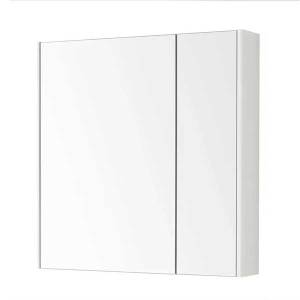 Зеркальный шкаф для ванной Акватон Беверли 80 Белый глянец