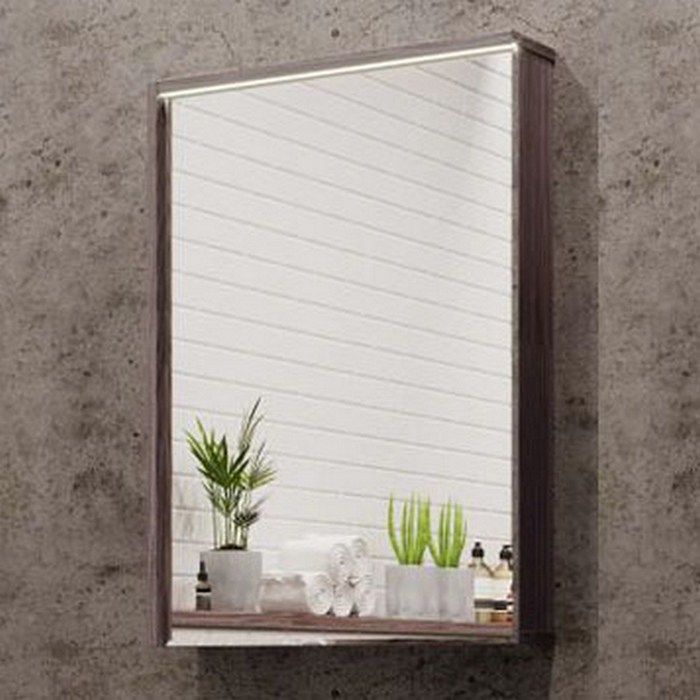 Зеркальный шкаф для ванной Акватон Стоун 60 грецкий орех шкаф для одежды канц 700х350х1830 мм орех пирамидальный шк40 9