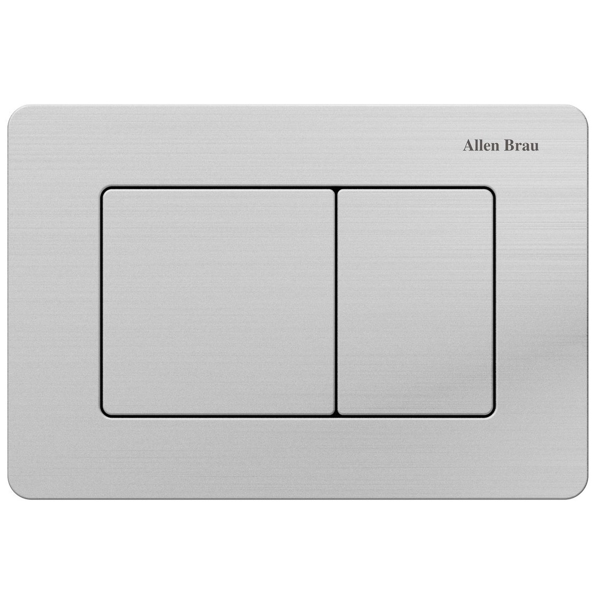 Кнопка для инсталляции Allen Brau Infinity 9.20006.BN сталь браш, цвет хром - фото 1