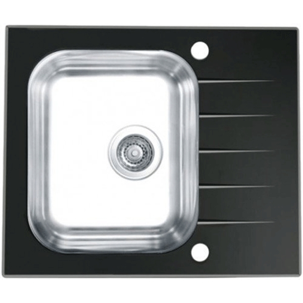 Кухонная мойка Alveus Vitro 10 60x50 Ral 9005-90 (черная) изолента эра c0036540 пвх 19ммх20м черная
