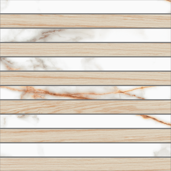 Мозаика Ametis Selection Pine SM03/SI03 Fascia Непол. 30x30, цвет серый 67301 - фото 1