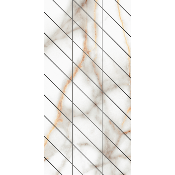 Мозаика Ametis Supreme Ferrum SM03 Corner Полир. (левый) 30x60