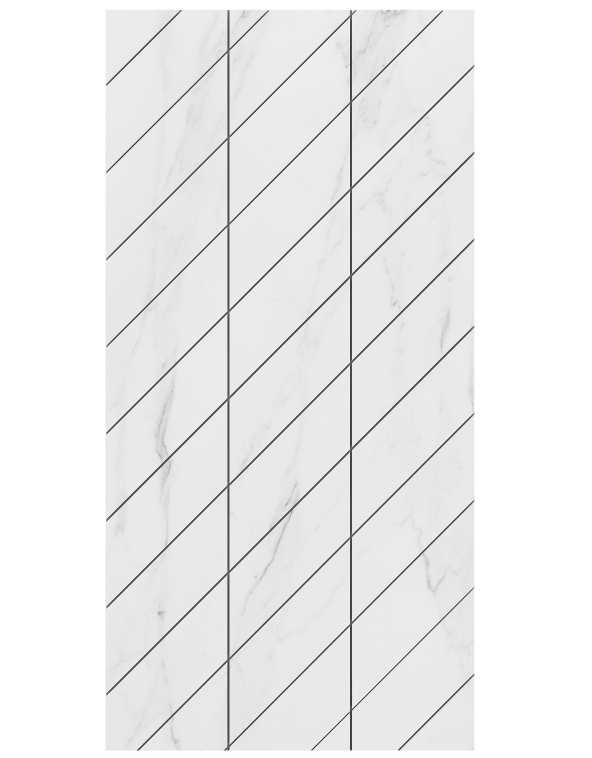 Мозаика Ametis Supreme Platinum SM01 Corner Полир. (правый) 29,8x59,8