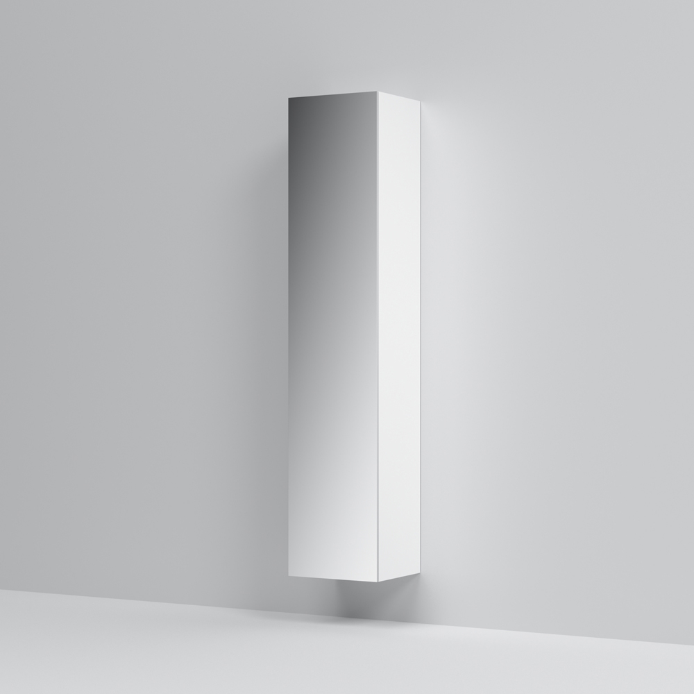 Пенал для ванной Am.Pm Spirit 2.0 35 зеркальный фасад правый белый шкаф пенал мисти чегет 35 правый