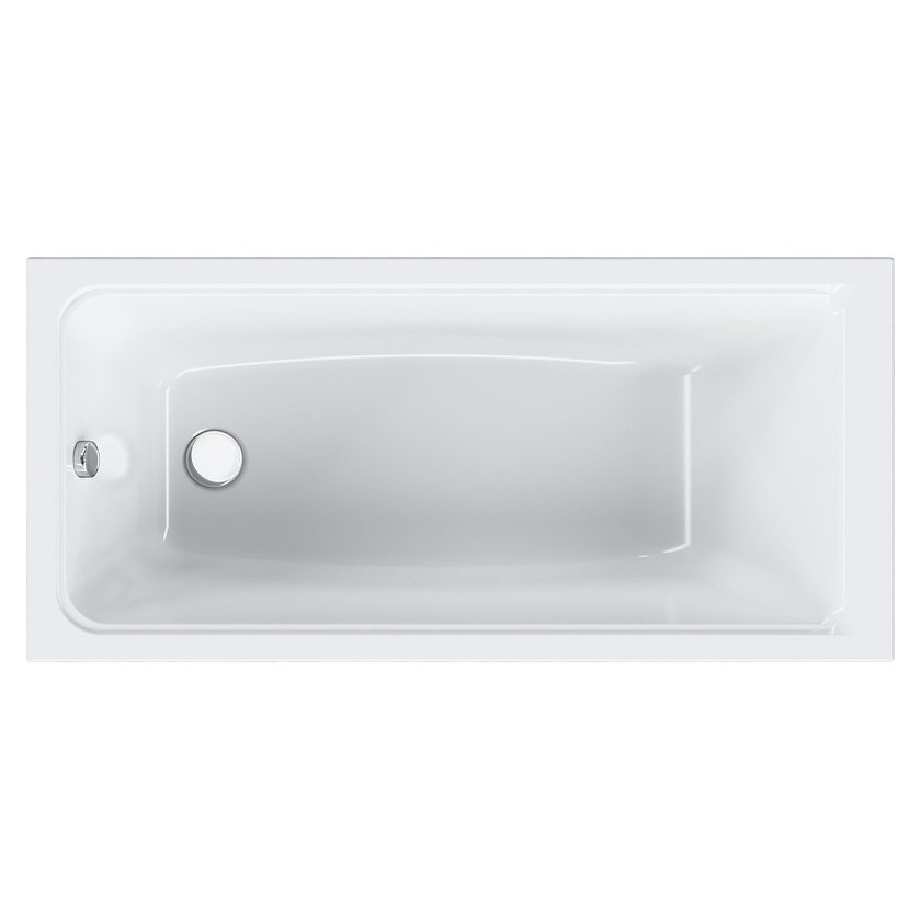 Акриловая ванна Am.Pm Gem 150х70 на каркасе, цвет белый W90A-150-070W-A1+W90A-150-070W-R - фото 1