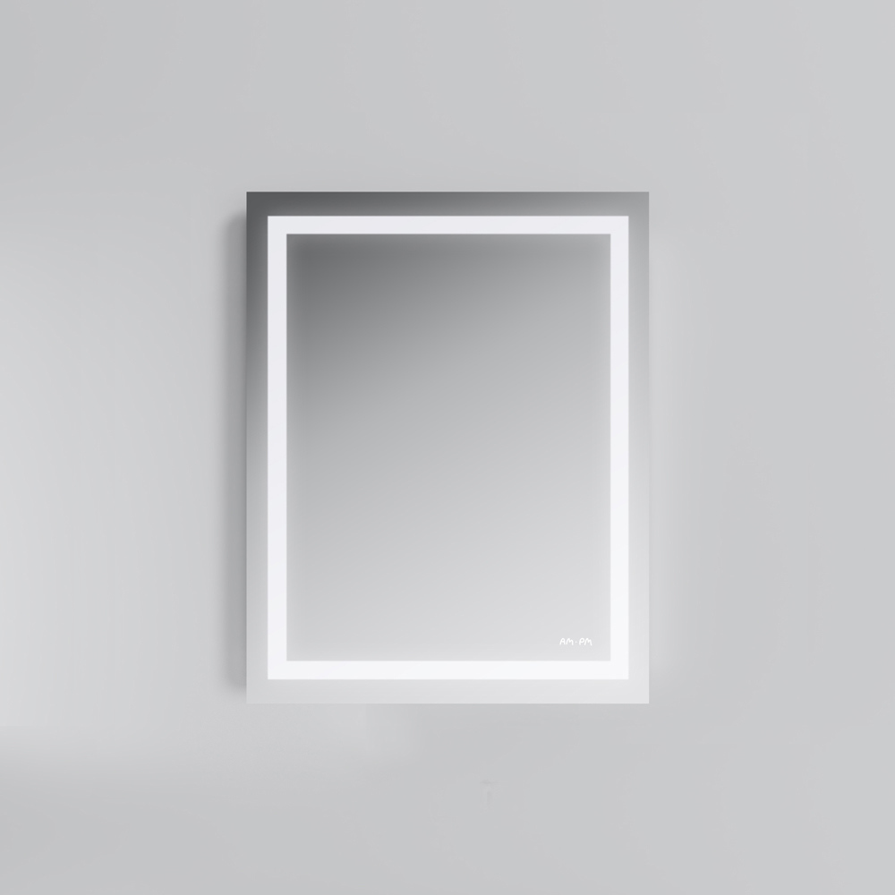 Зеркало для ванной Am.Pm Gem 55 с LED-подсветкой luazon зеркало с подсветкой kz 02