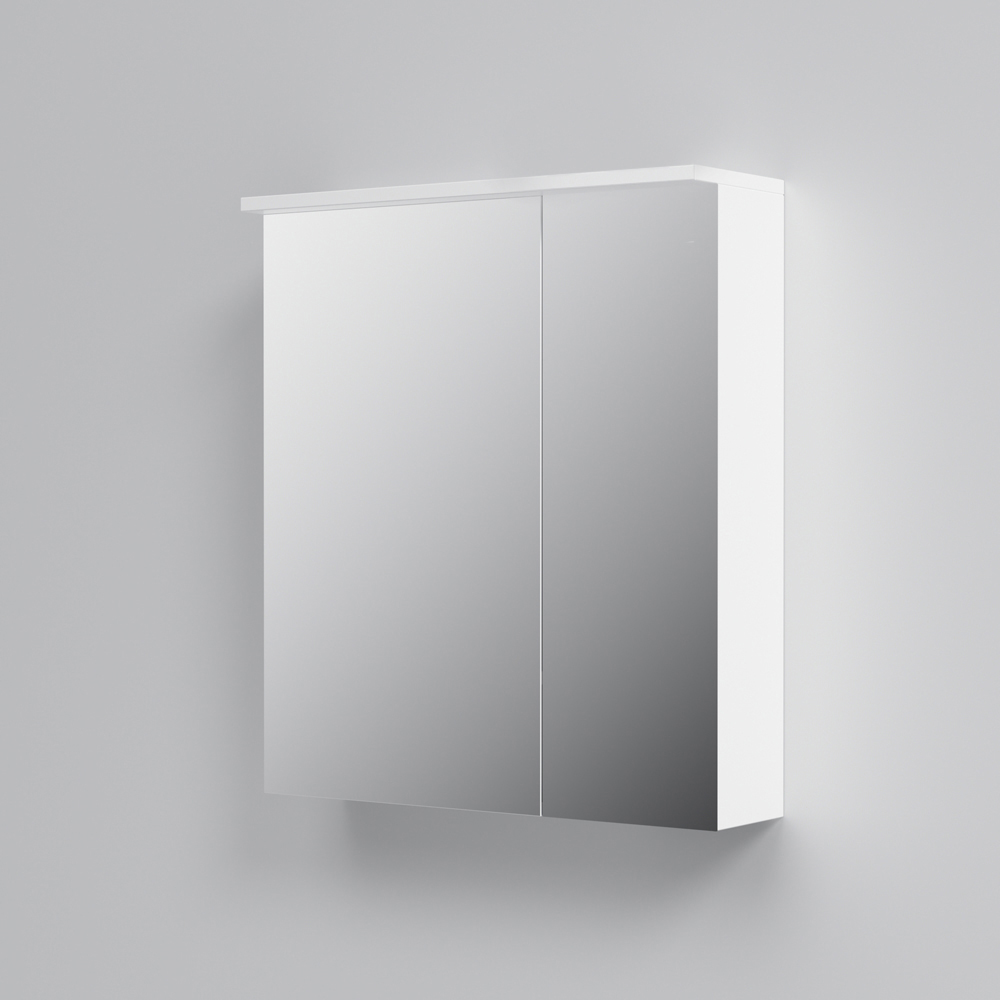Зеркальный шкаф для ванной Am.Pm Spirit 60 белый зеркальный шкаф для ванной am pm spirit v2 0 60 правый белый