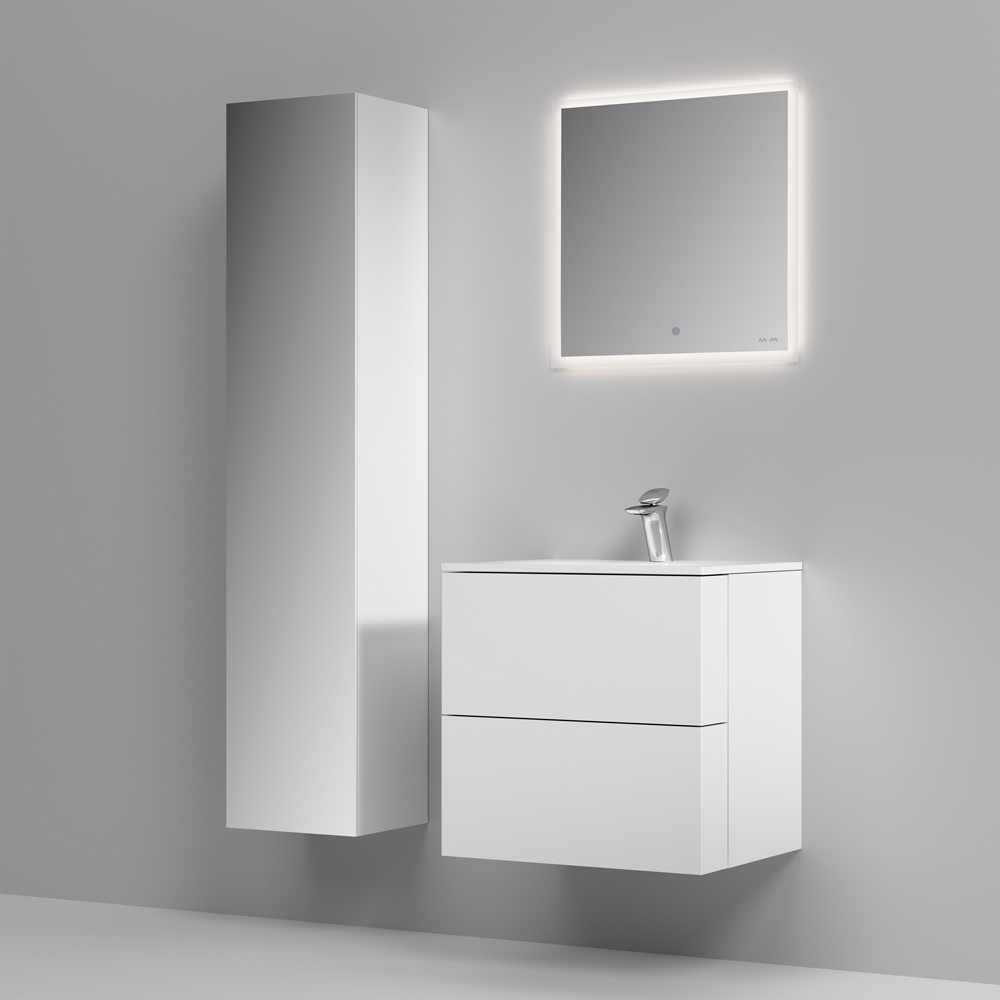 Мебель для ванной Am.Pm Spirit V2.0 60 белый глянец мебель для ванной бриклаер вега 70 белый глянец
