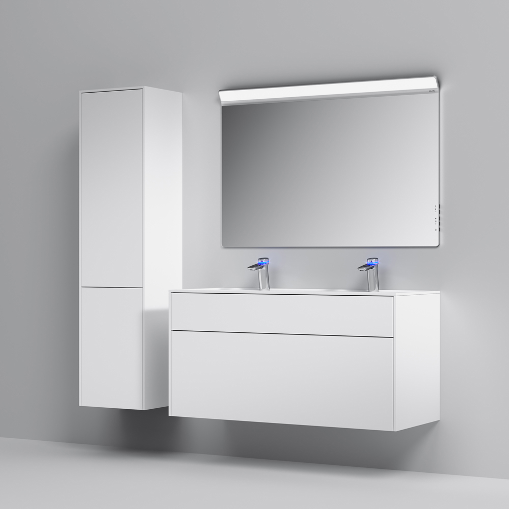 Мебель для ванной Am.Pm Inspire V2.0 120 белая матовая
