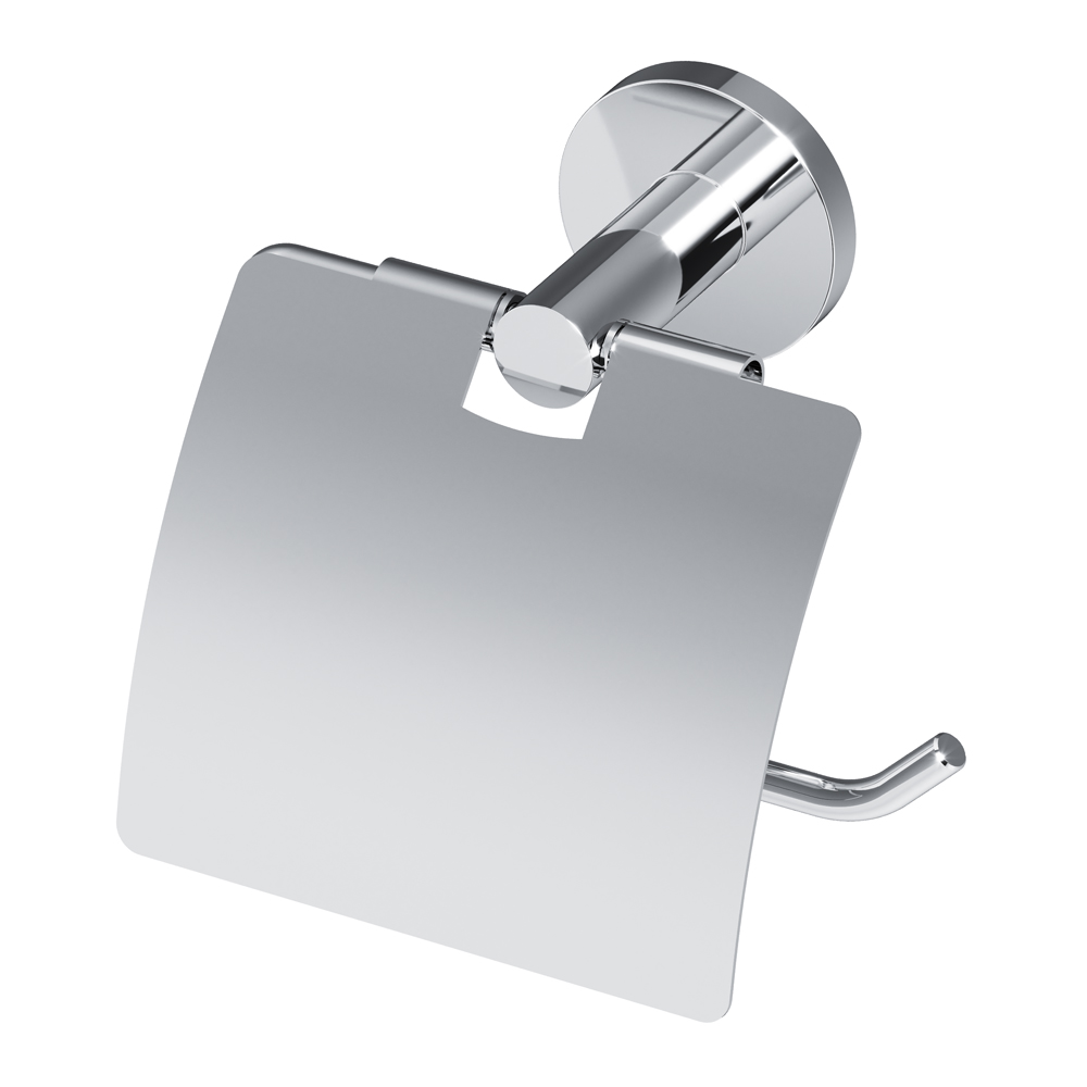 Держатель для туалетной бумаги Am.Pm X-Joy A85A341400 с крышкой, цвет хром - фото 1