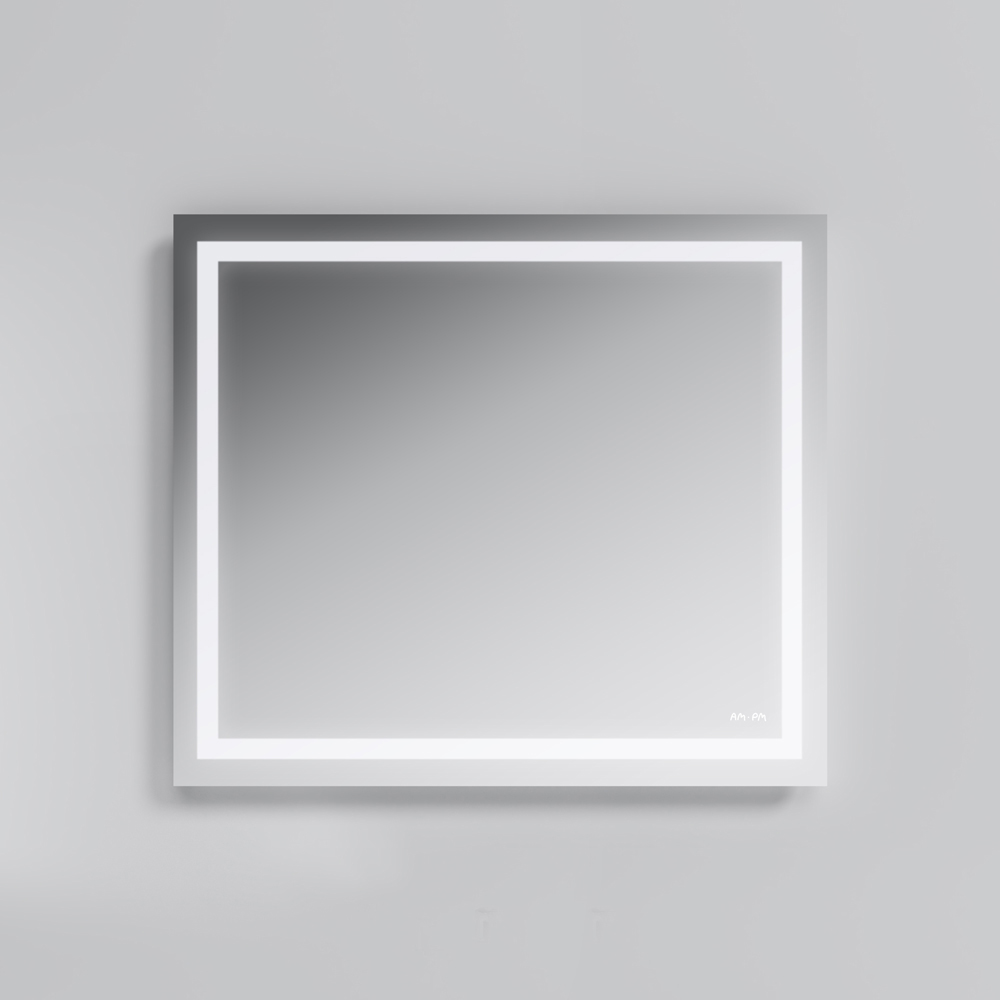 Зеркало для ванной Am.Pm Gem 80 с LED-подсветкой зеркало для ванной cersanit led 051 design pro 55