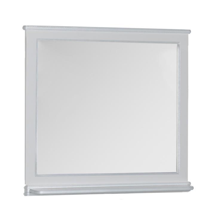 Зеркало для ванной Aquanet Валенса 110 белое каркалет/серебро зеркало для ванной aquanet валенса 80 каркалет серебро