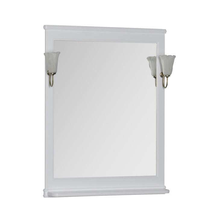 Зеркало для ванной Aquanet Валенса 70 белое матовый зеркало для ванной aquanet валенса 70 белое каркалет золото