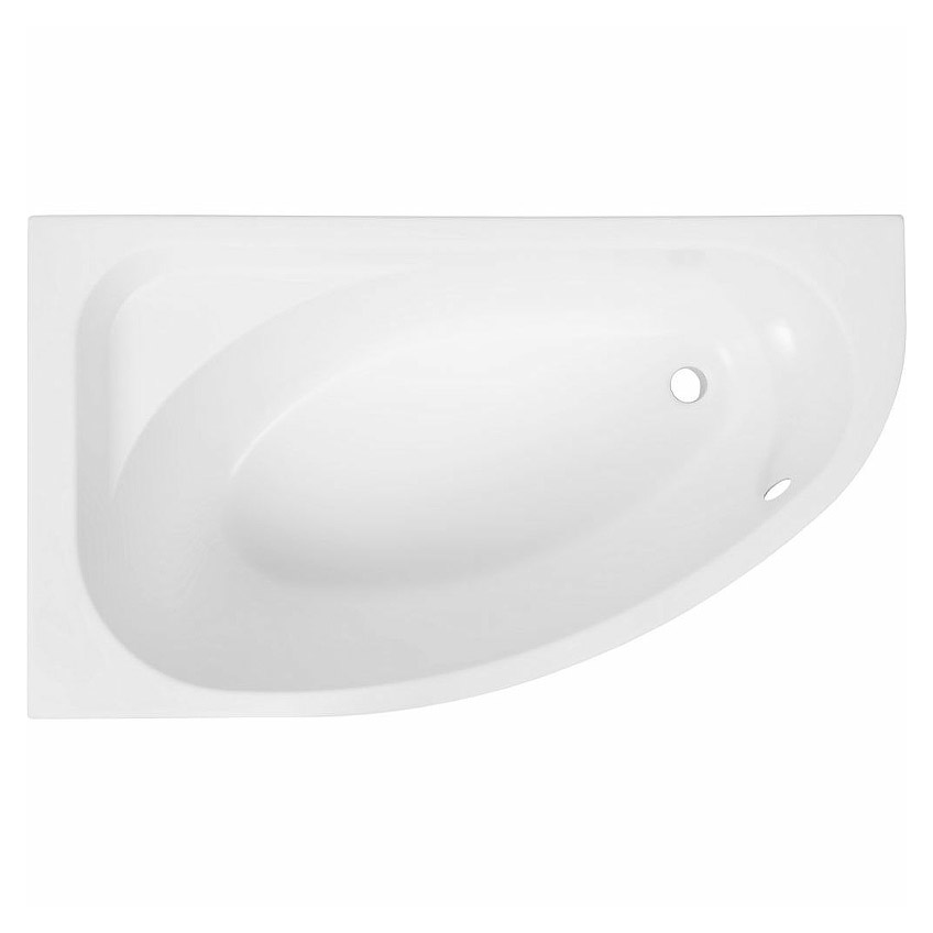 Акриловая ванна Aquanet Mia 140x80 L на каркасе, цвет белый 246496+246497 - фото 1