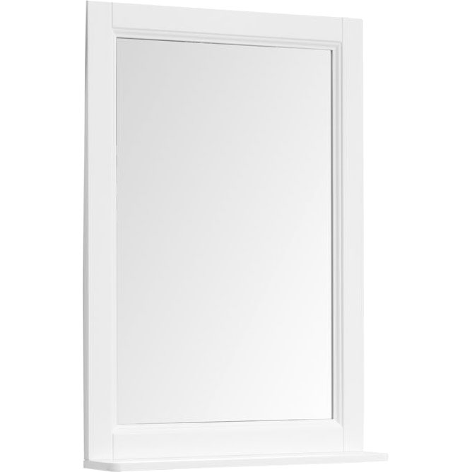 Зеркало для ванной Aquanet Бостон 60 М белый матовый шкаф для ванной акватон бостон 40