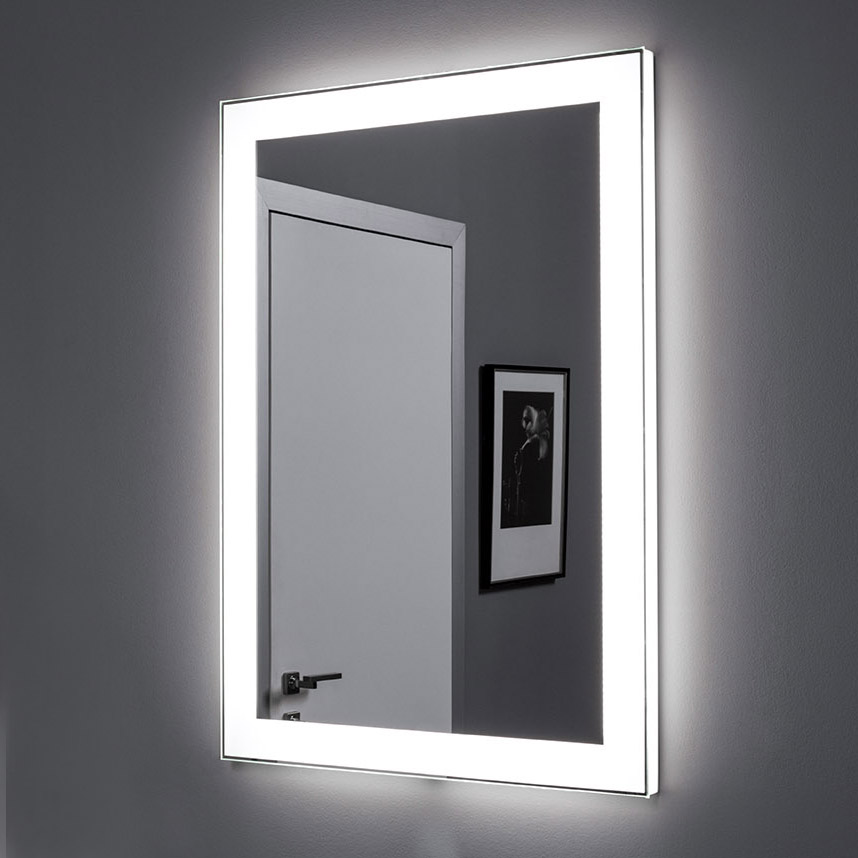 Зеркало Aquanet Алассио new 6085 с LED подсветкой, цвет без цвета (просто зеркальное полотно) 249343 - фото 1
