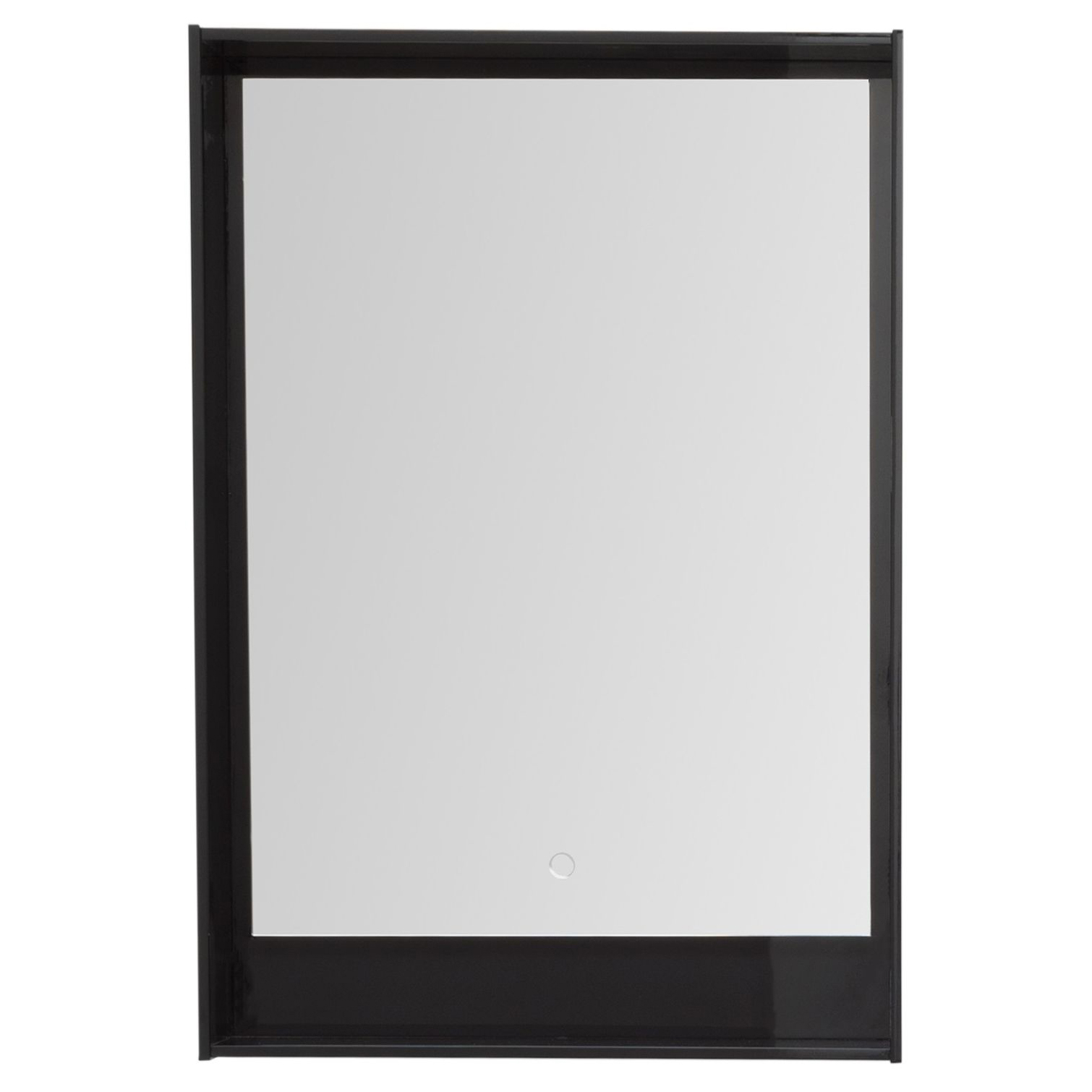 Зеркало для ванной Aquanet Милан 58 306383, цвет черный - фото 1