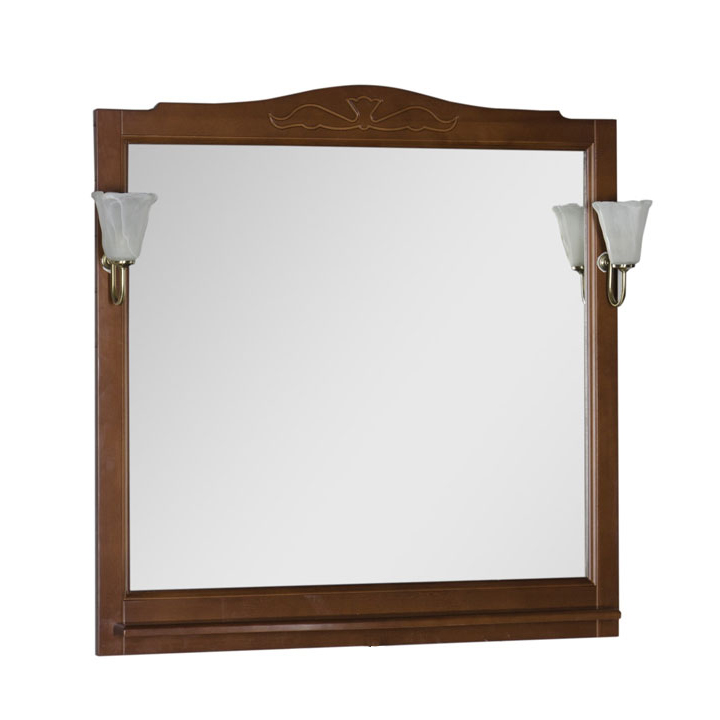 Зеркало для ванной Aquanet Амелия 100 орех зеркало для ванной aquanet селена 114 5 00201648