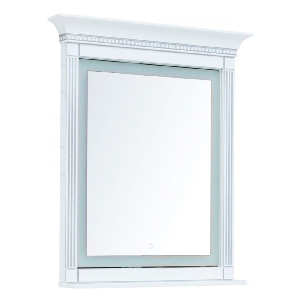 Зеркало для ванной Aquanet Селена 63 00246509, цвет белый - фото 1