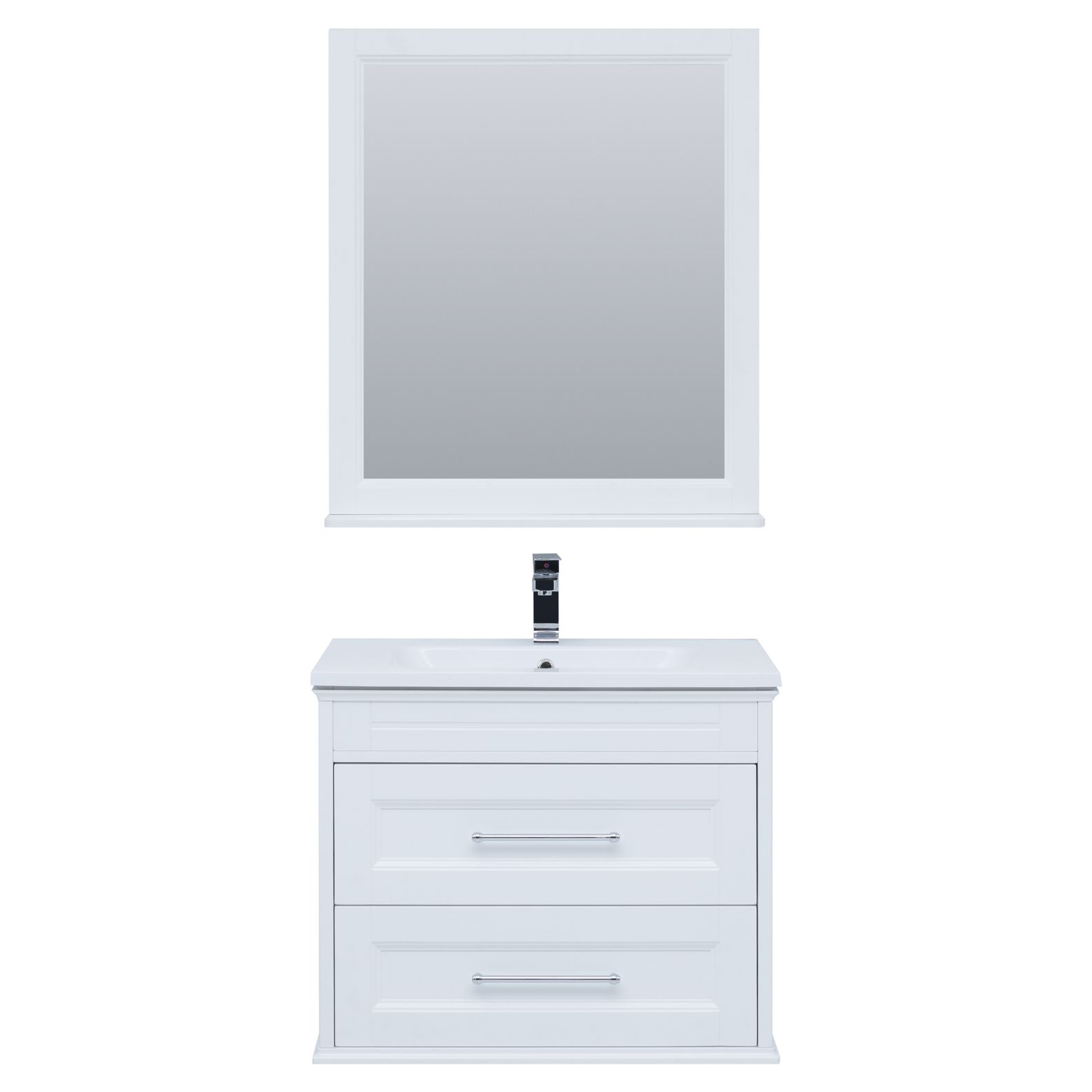 Комплект мебели для ванной Aquanet Бостон 00210630 матовый мебель для ванной aquanet токио 120 напольная левая белая под стиральную машину