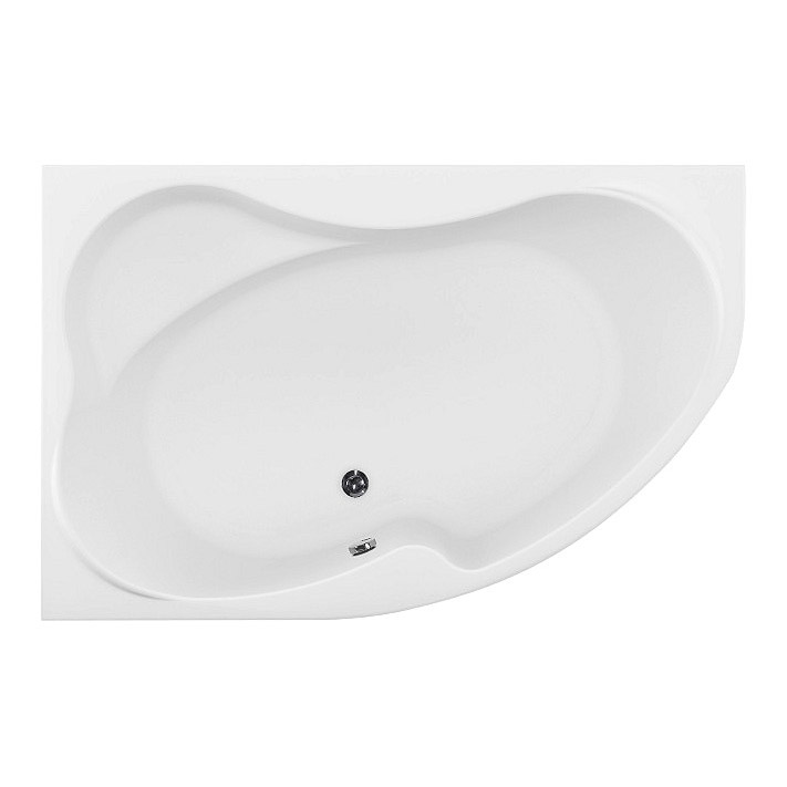 Акриловая ванна Aquanet Capri 160х100 L без гидромассажа, цвет белый 203911 - фото 1