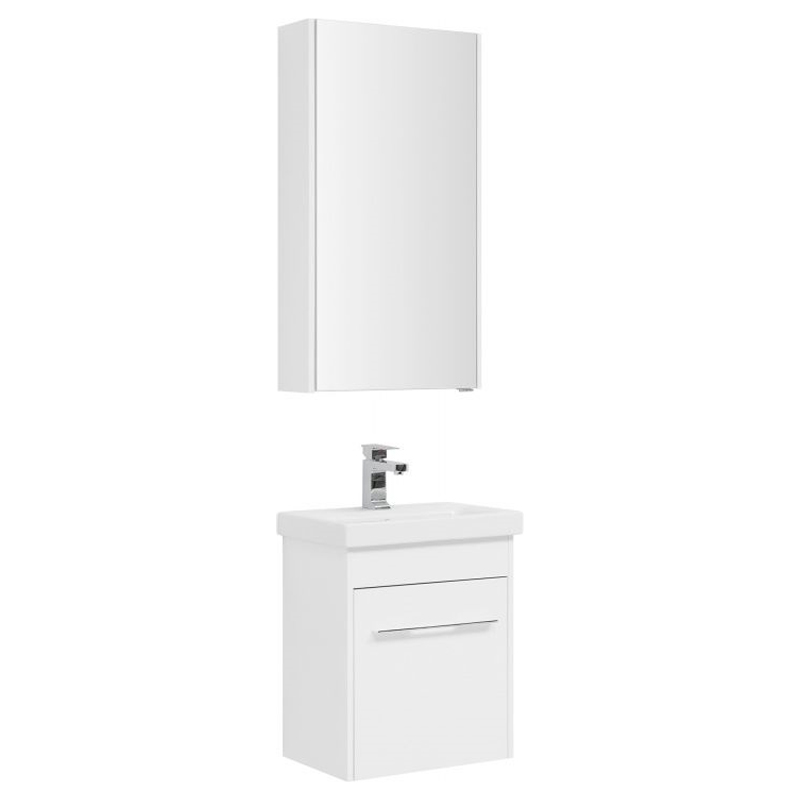 Комплект мебели для ванной Aquanet Августа 00254067, цвет белый - фото 1