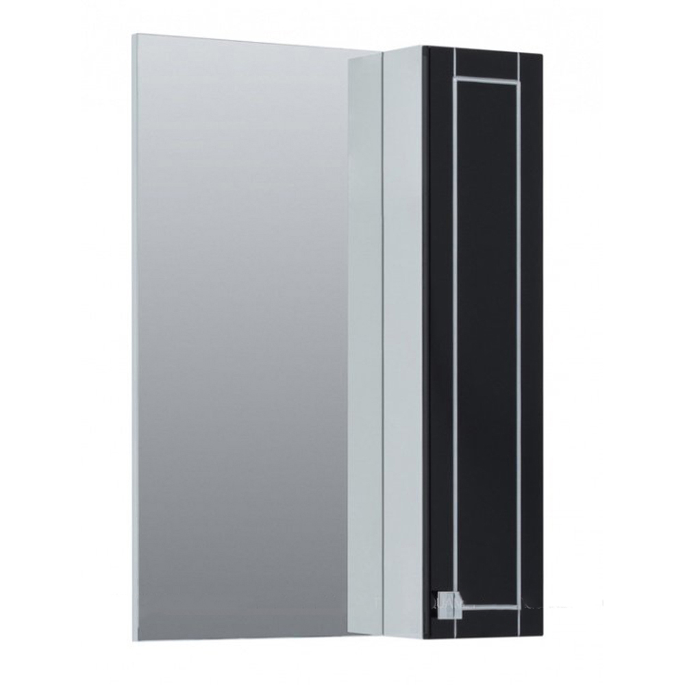 Зеркало для ванной Aquanet Эрвин 60 черное зеркало mixline комфорт 35х63 овал 4620001981328