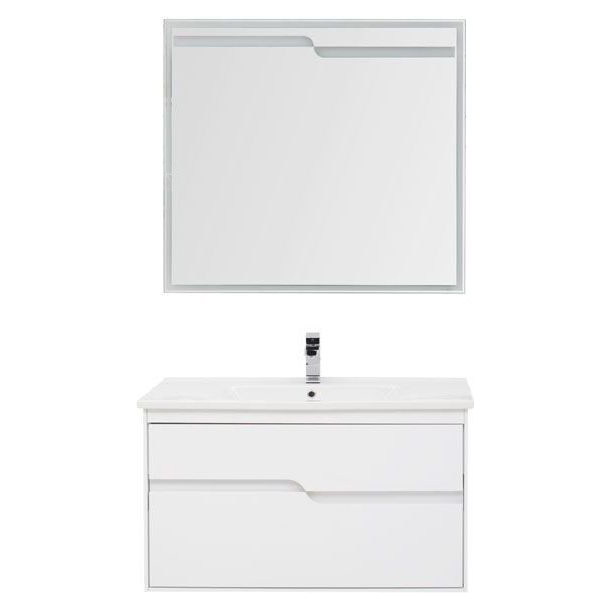 Комплект мебели для ванной Aquanet Модена 00199303 зеркало aquanet модена 75 белый 198492