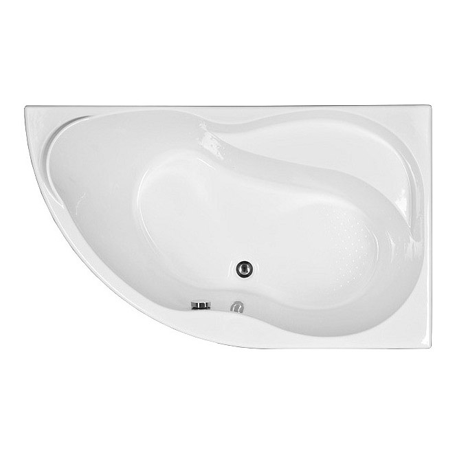 Акриловая ванна Aquanet Graciosa 150х90 R без гидромассажа, цвет белый 203941 - фото 1