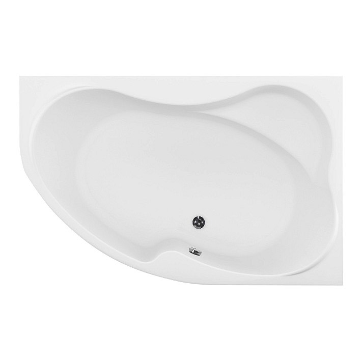 Акриловая ванна Aquanet Capri 160х100 R без гидромассажа, цвет белый 203915 - фото 1